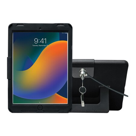 Cta Digital Security Case with Kickstand and Antitheft Cable for iPad 10.2" PAD-SCKT10